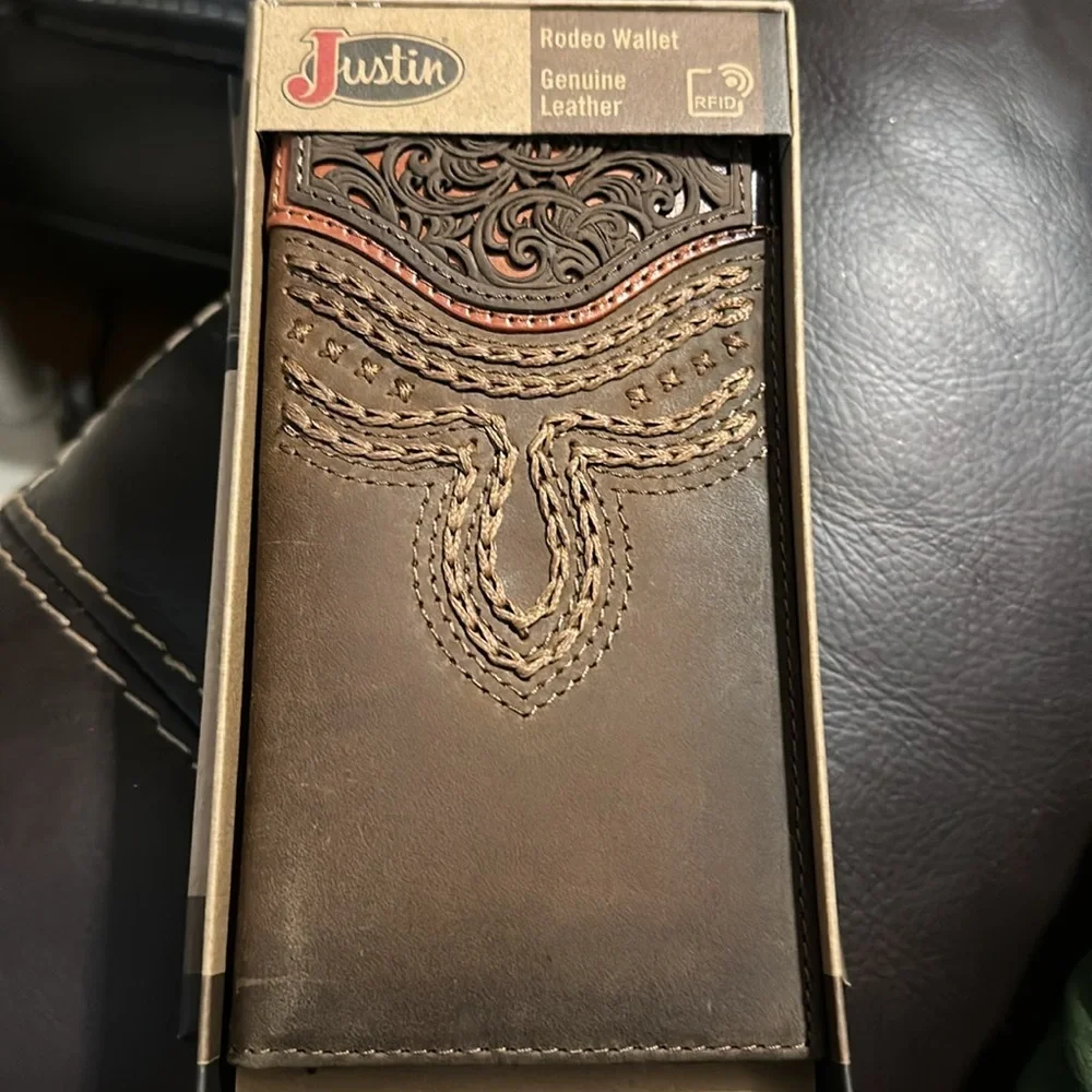 Nwt Justin Rodeo Wallet - Picture 4 of 4